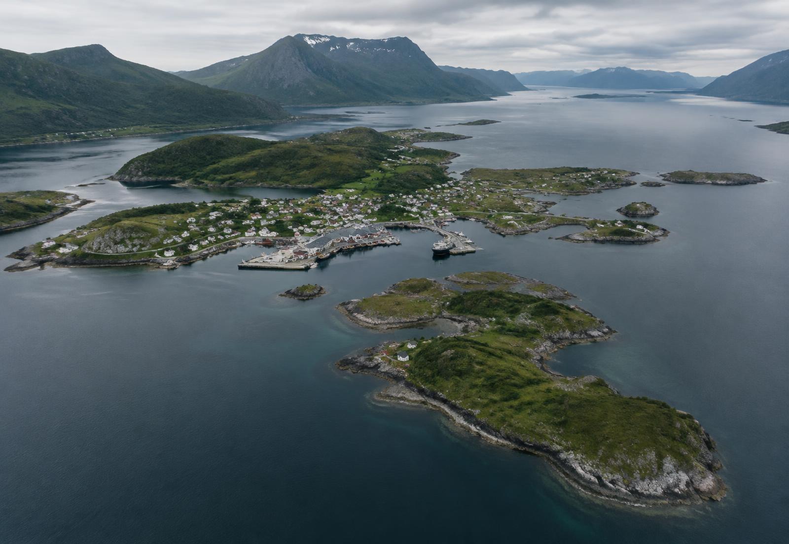 Midsund on Norway's northwest coast